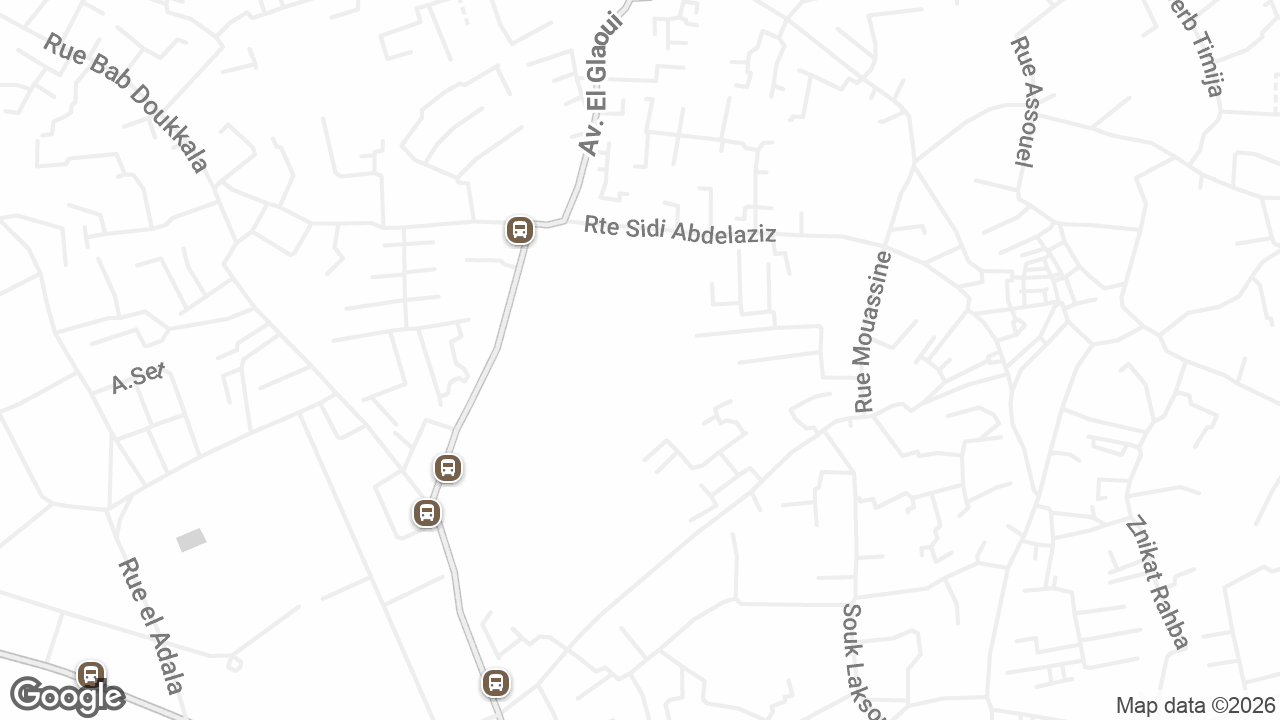 Approximate location of Souk des Teinturiers