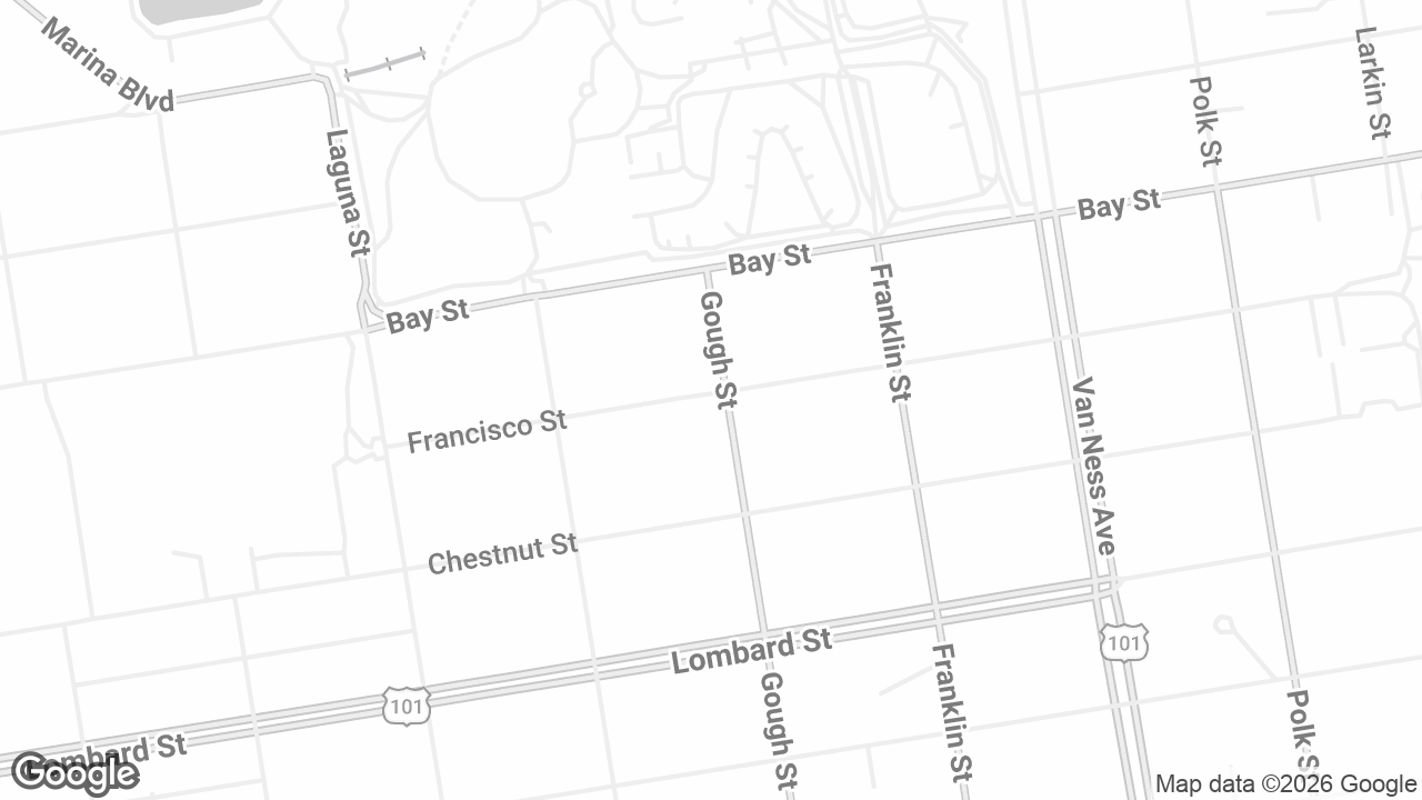 Approximate location of Looking at you San Francisco