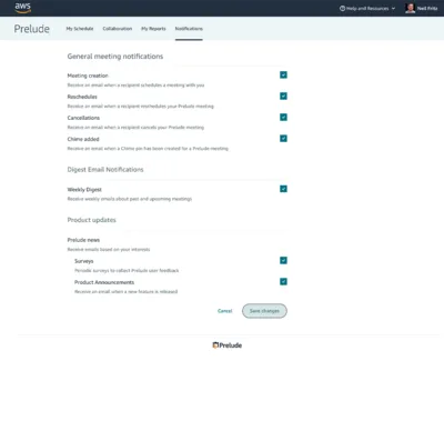 Prelude product screen 2